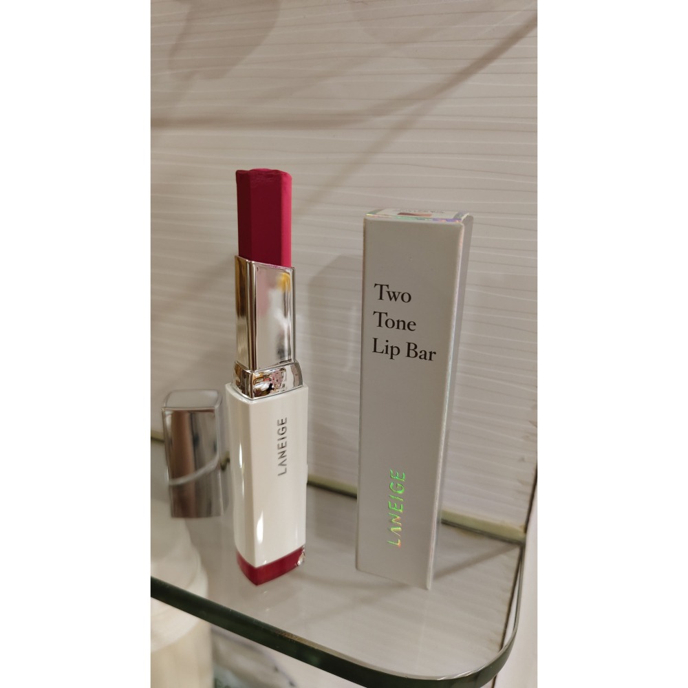 蘭芝 Laneige 超放電絲絨 雙色唇膏  14號 Dear Pink（霓彩）結合桃紅色與淺粉紅的熱門漸層唇膏。-細節圖8