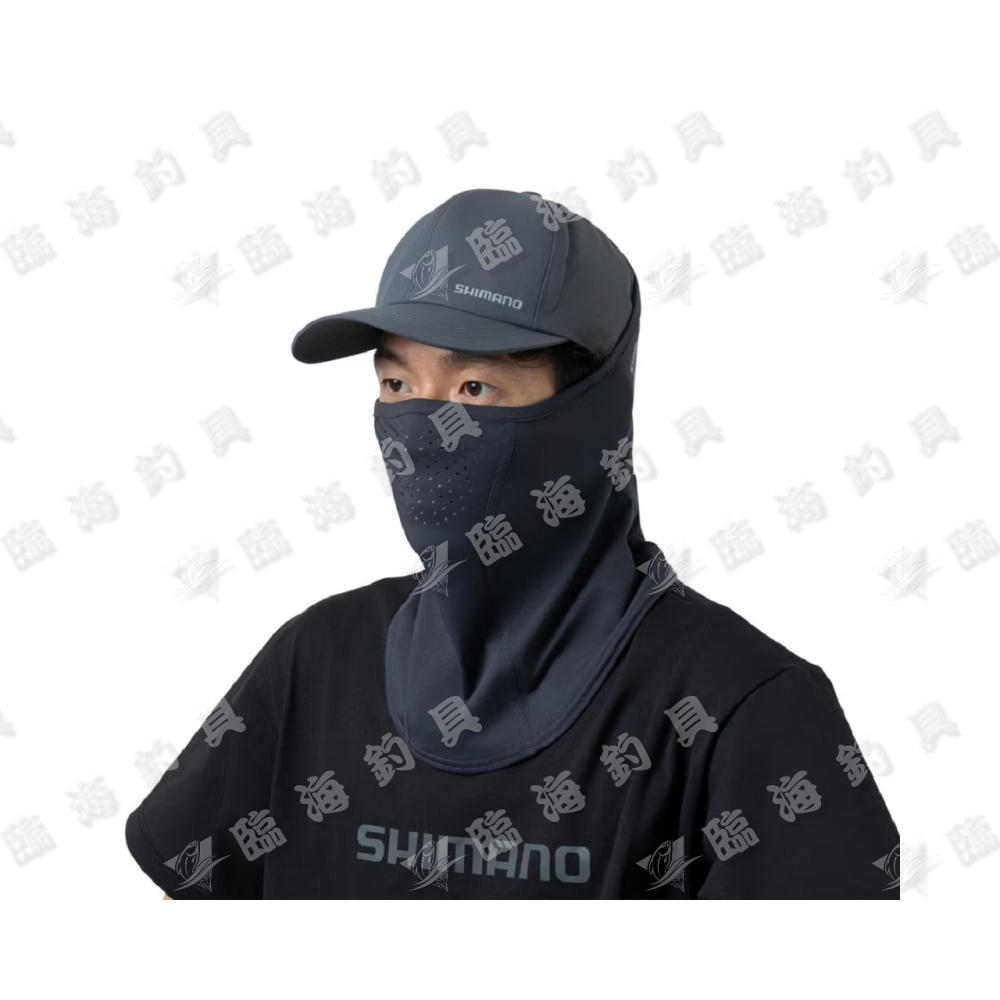 臨海釣具 24H營業 黃標/SHIMANO面罩 AC-001Z 半罩式防曬面罩 防曬面罩 釣魚面罩-細節圖7