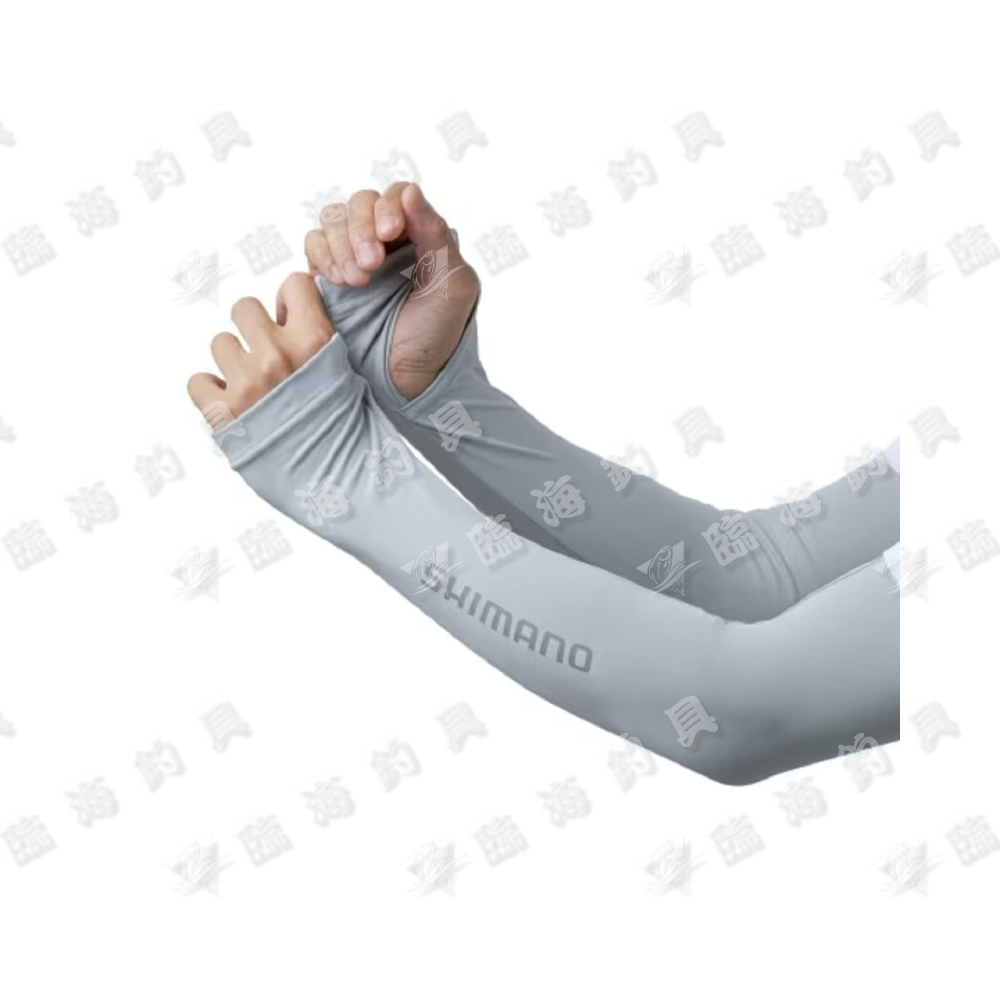臨海釣具 24H營業 黃標/SHIMANO袖套 AC-006Z 半掌袖套 防曬袖套 涼感袖套-細節圖5