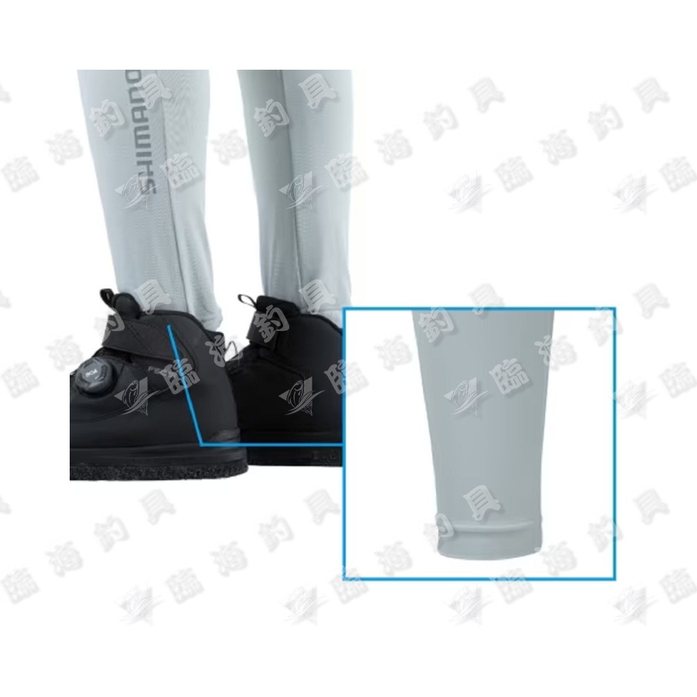 臨海釣具 24H營業 黃標/SHIMANO腿套 AC-005Z 防曬腿套 釣魚腿套 涼感腿套-細節圖4