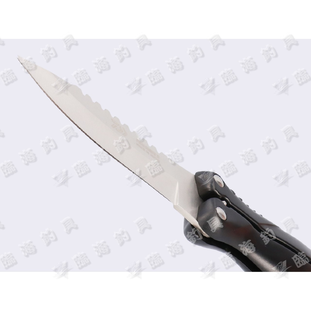 臨海釣具 24H營業 黃標/DAIWA魚刀 26年 FISH KNIFE Ⅱ 不銹鋼折疊魚刀 不銹鋼魚刀 釣魚刀-細節圖3