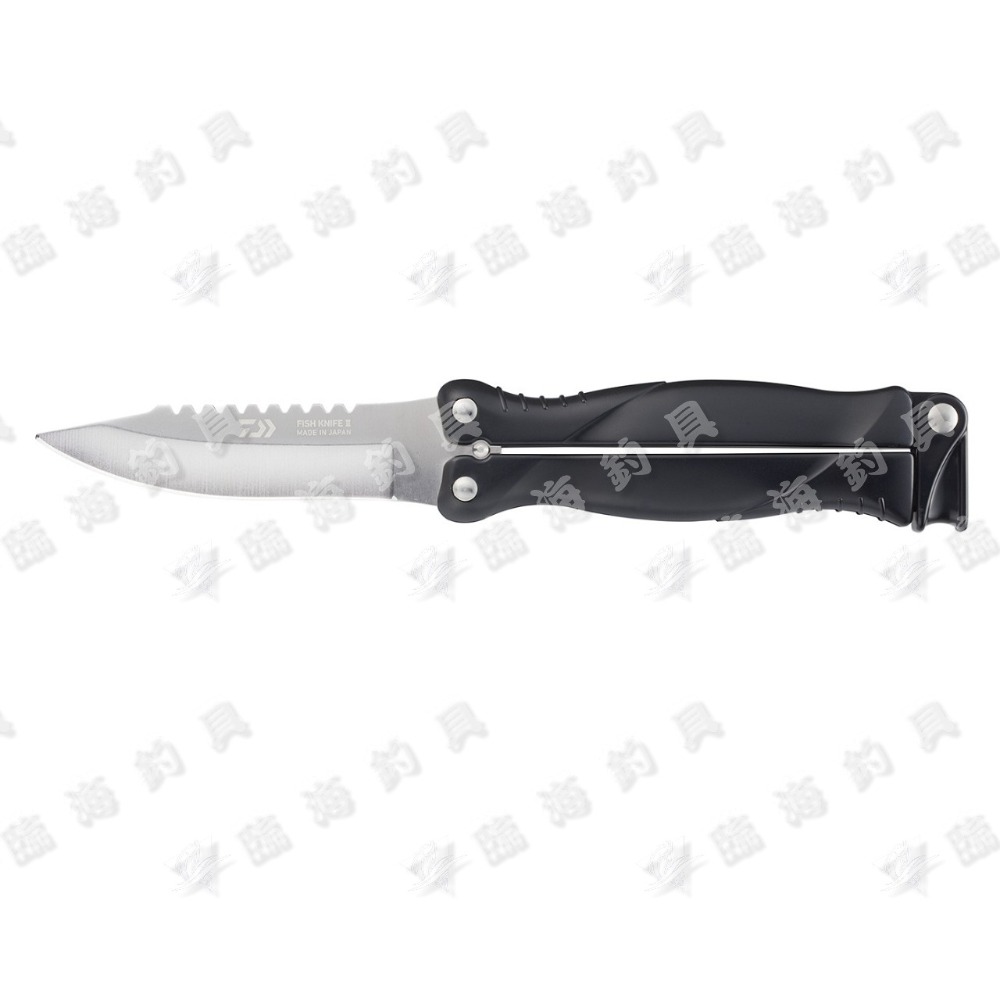 臨海釣具 24H營業 黃標/DAIWA魚刀 26年 FISH KNIFE Ⅱ 不銹鋼折疊魚刀 不銹鋼魚刀 釣魚刀-規格圖6