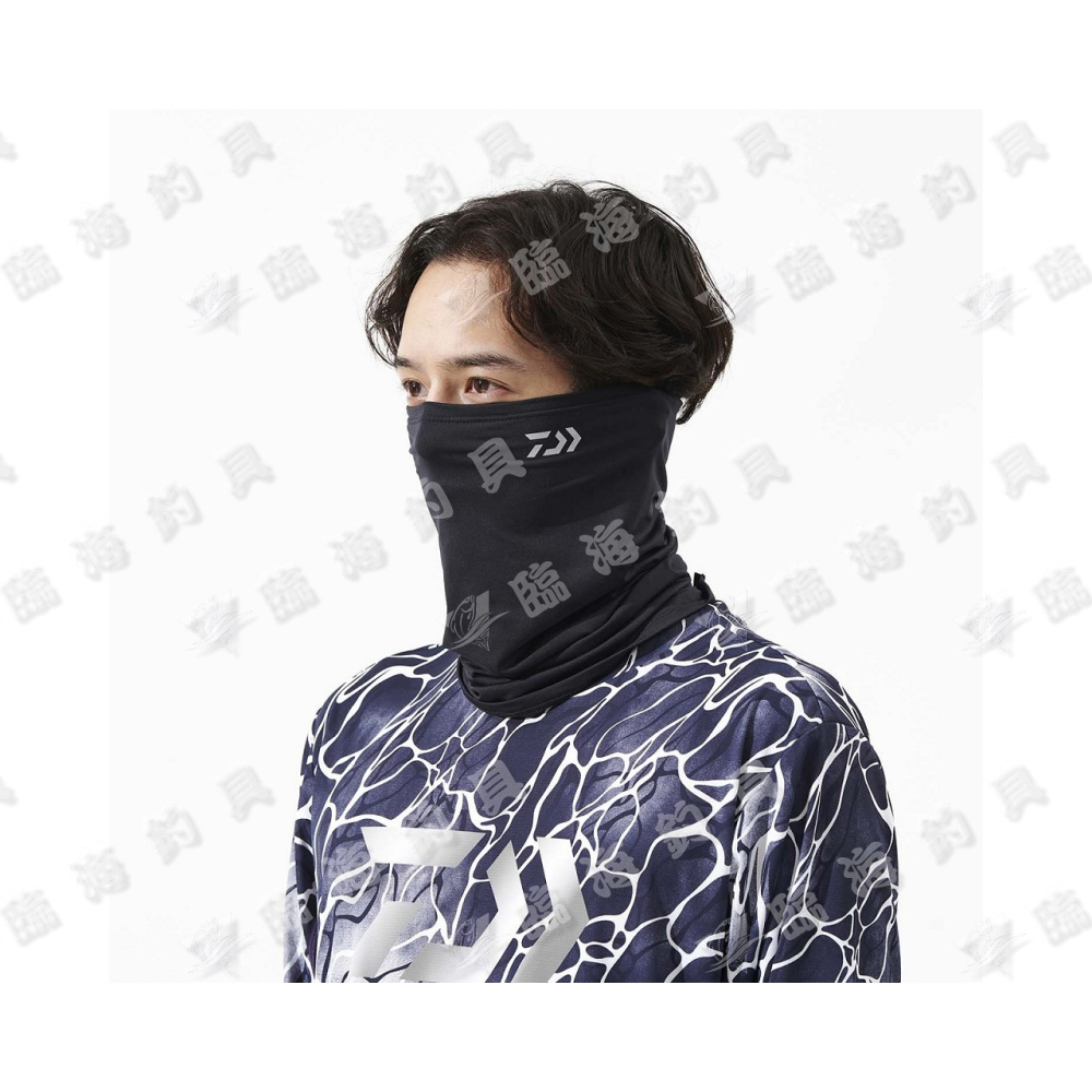 臨海釣具 24H營業 黃標/DAIWA面罩 26年 DA-9725 ICEDRY 涼感面罩 防曬面罩 釣魚面罩-細節圖4