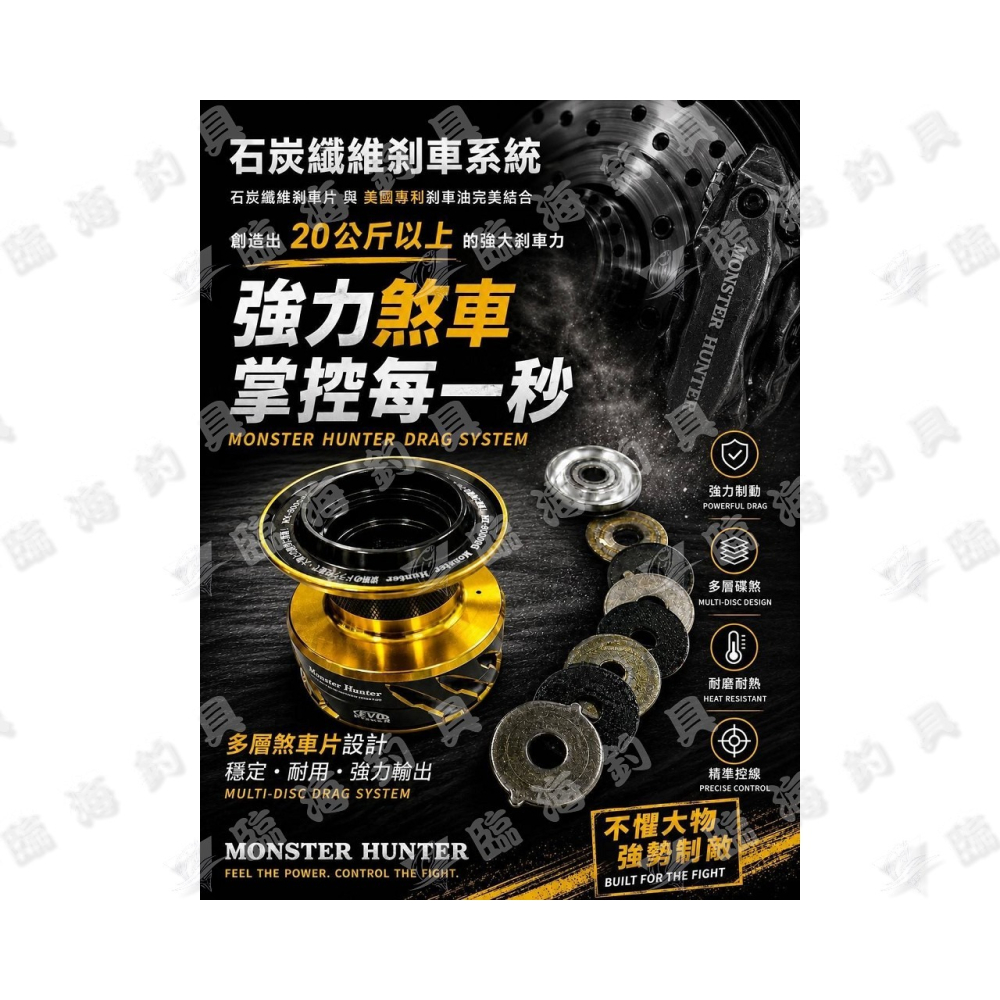 ★臨海釣具旗艦館★24H營業/EVO 海力士 霸道 大物捲線器 龍膽捲線器 強力捲線器-細節圖2