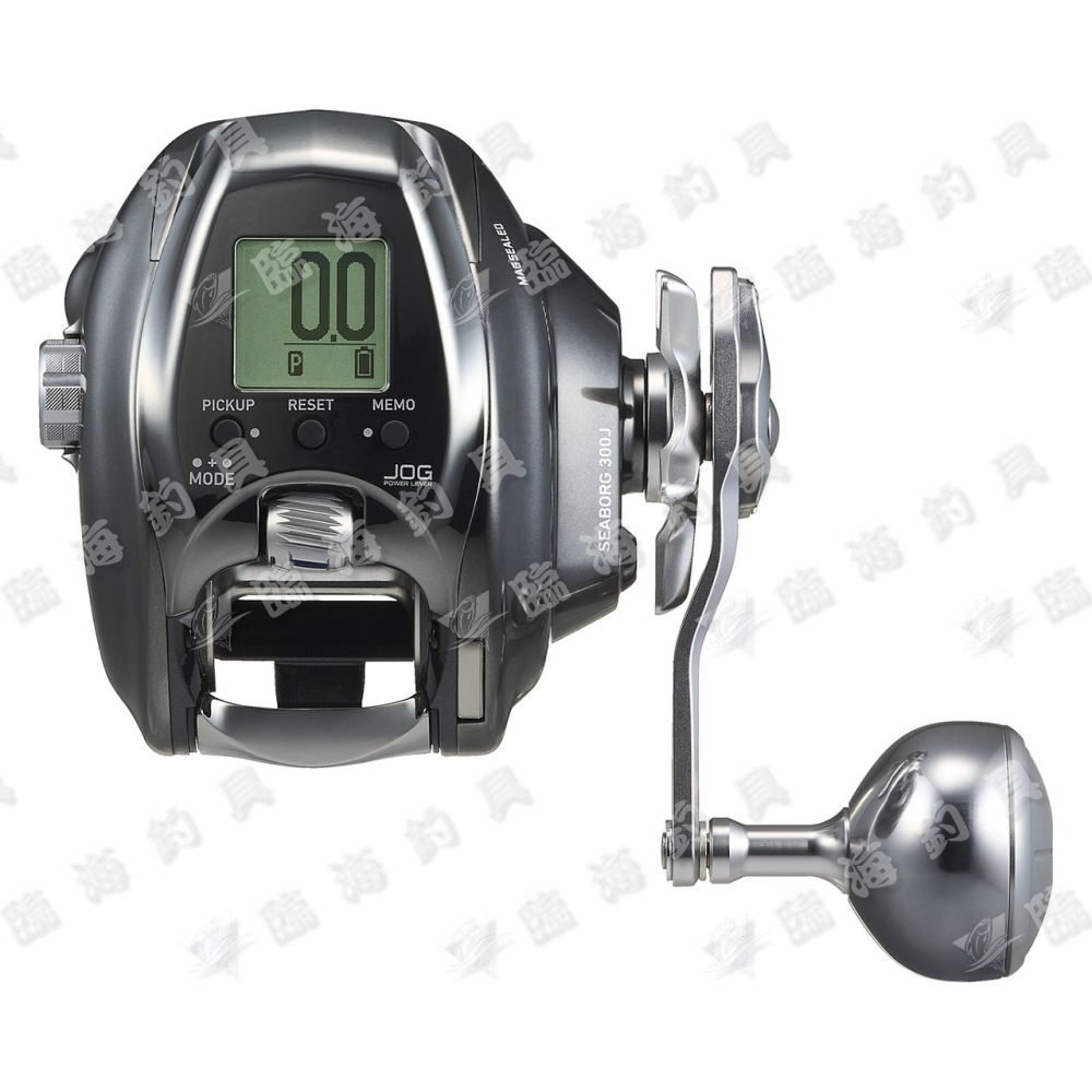 臨海釣具旗艦館 24H營業 雙標黑點/DAIWA電捲 26年 SEABORG 300J 電動捲線器 船釣捲線器-細節圖2