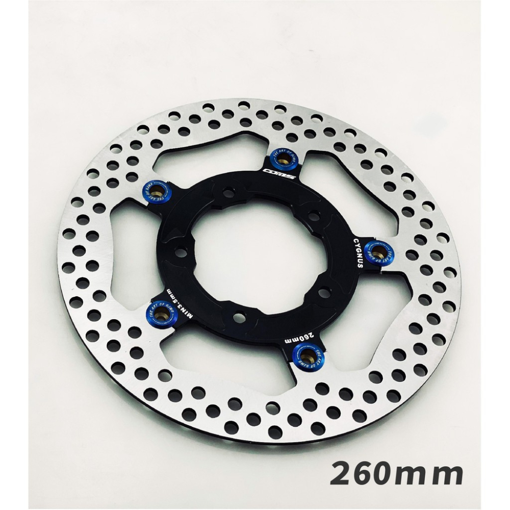 韋德機車精品 GJMS 風嘯版 白鐵 浮動碟盤 適用車種 新勁戰 3-5代 BWS 260MM-細節圖3