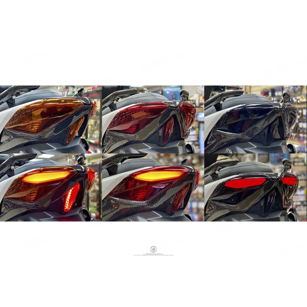 韋德機車精品 EPIC 尾燈貼片 煞車燈殼貼片 後方向燈殼貼片 後方向燈保護貼 適用 六代戰 神鷹 6代戰-細節圖5