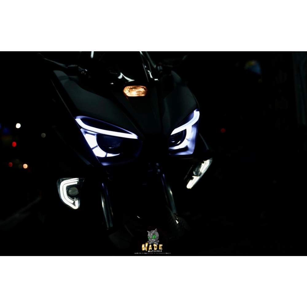 韋德機車精品 【請勿下單】 金鑫燈藝 APLX 雙魚眼大燈 LED 魚眼大燈 惡魔眼 合法大燈 適用 FORCE 2.0-細節圖4