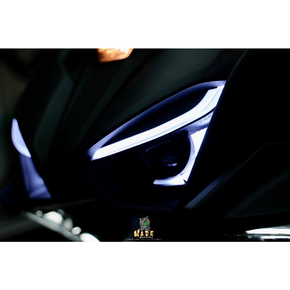 韋德機車精品 【請勿下單】 金鑫燈藝 APLX 雙魚眼大燈 LED 魚眼大燈 惡魔眼 合法大燈 適用 FORCE 2.0-細節圖5