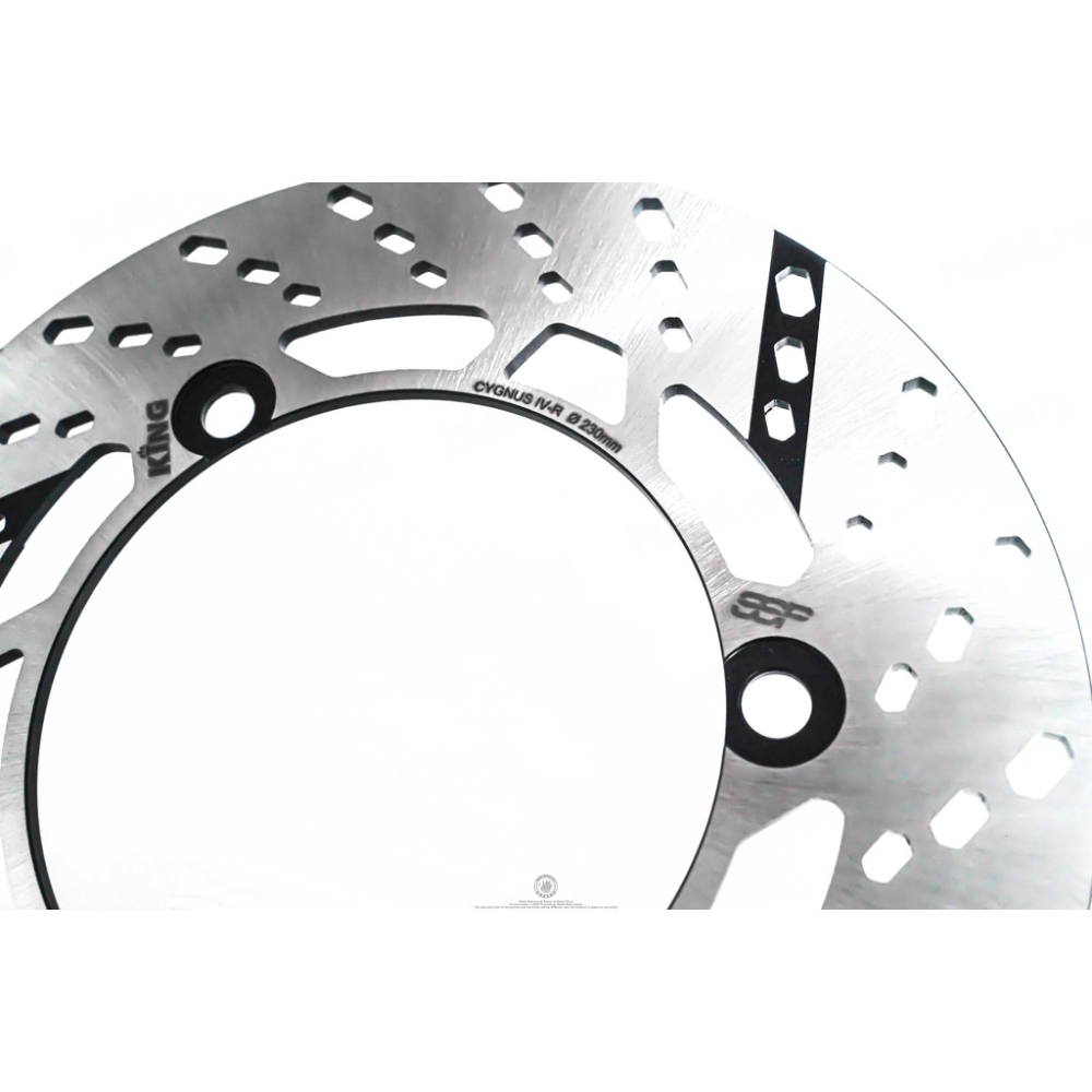 韋德機車精品 King Brake-SSP 圓碟 200MM 競技固定圓碟 23MM 適用 勁戰六代 六代 六代戰-細節圖2
