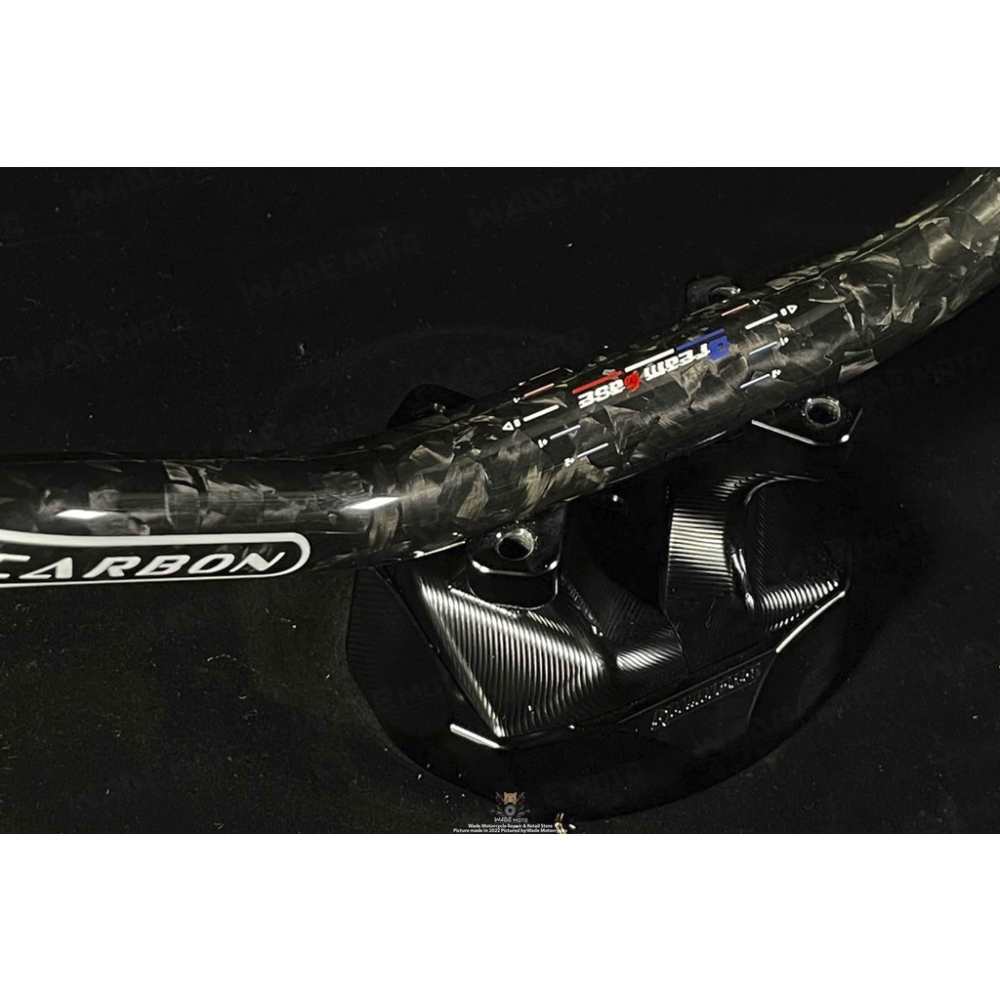 韋德機車精品 承旭部品 卡夢把 車手把 車把 碳纖維把 寬把 粗把 720cm 鍛造紋路 適用 BWS FORCE-細節圖9