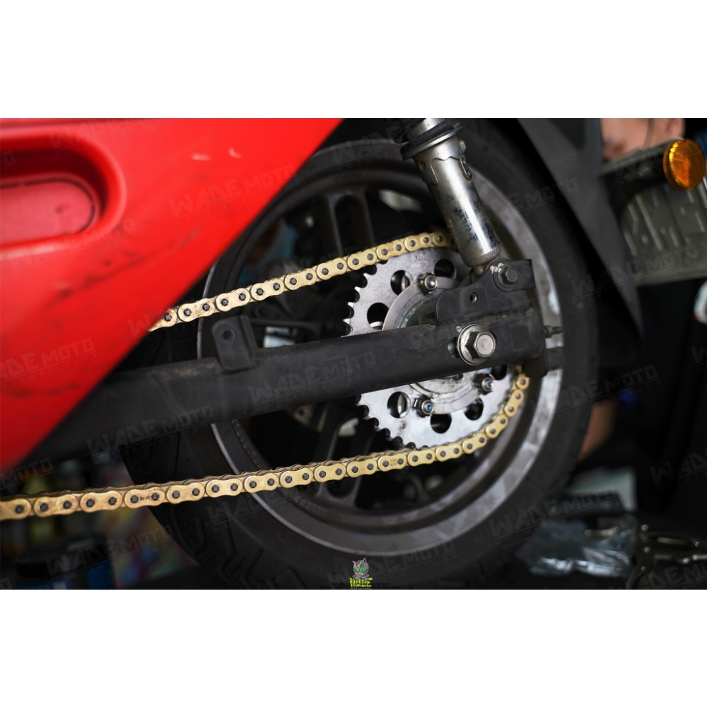 韋德機車精品 RK部品 GB 428 黃金油封 鏈條 黃金鏈條 齒盤組 前齒 後齒 齒盤組適用 GOGORO2/AI-1-細節圖6