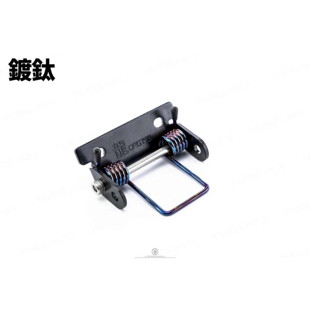 韋德機車精品 JS POS 座墊彈簧 座墊 坐墊 坐墊彈簧 自動彈起 椅墊彈簧 含底座 套裝組 適用 DRG 龍 158-細節圖2