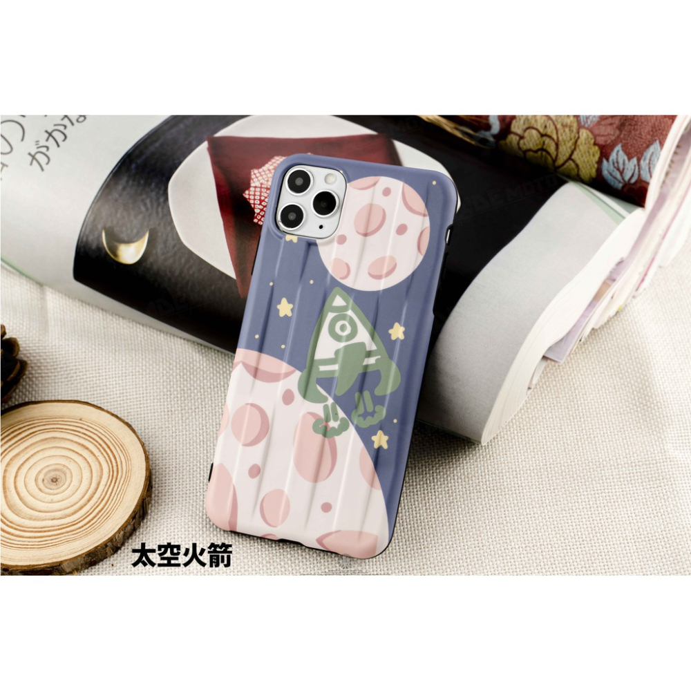 韋德機車精品 手機殼 太空幽浮 太空火箭 彩繪 軟殼 卡通星球 插畫 保護套 iphone 11 /X/XR/XR MA-細節圖5