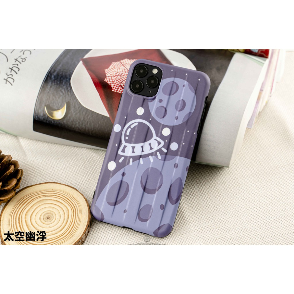 韋德機車精品 手機殼 太空幽浮 太空火箭 彩繪 軟殼 卡通星球 插畫 保護套 iphone 11 /X/XR/XR MA-細節圖6