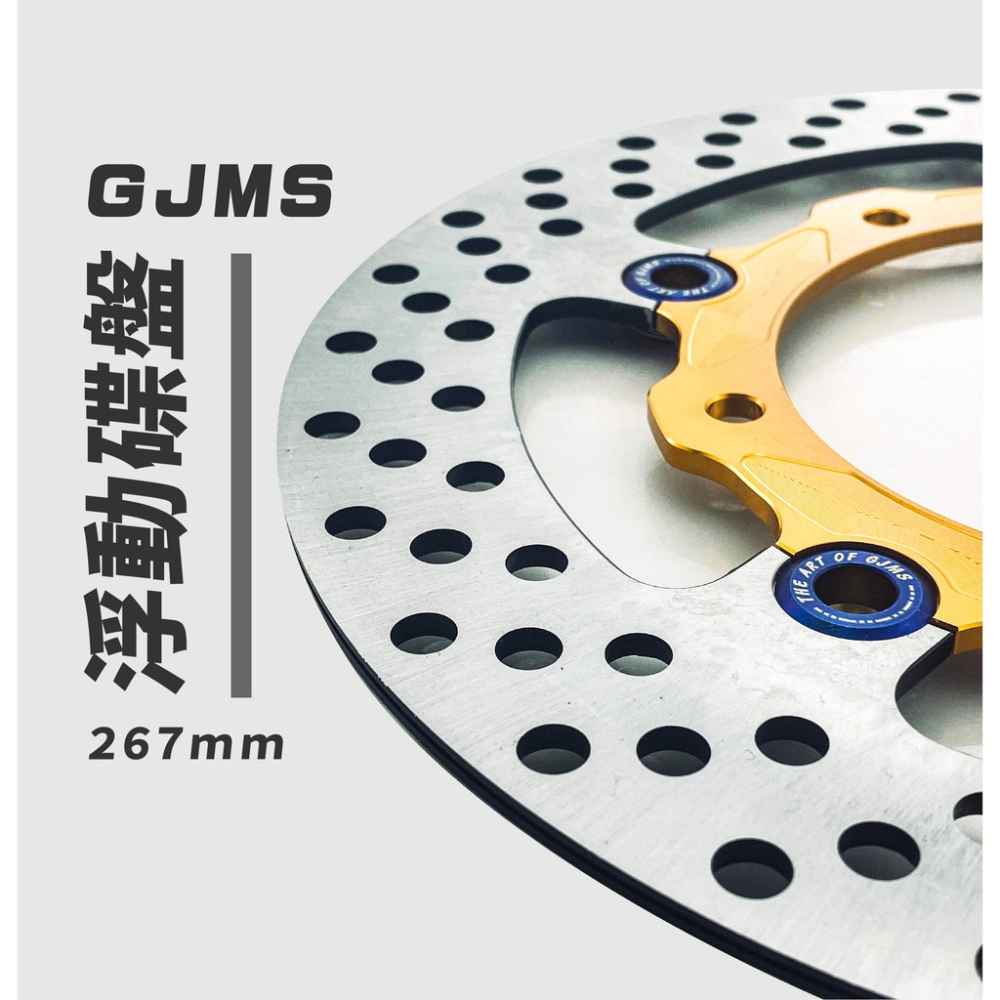 韋德機車精品 GJMS 風嘯版 白鐵 浮動碟盤 適用車種 SMAX ABS FORCE-細節圖2