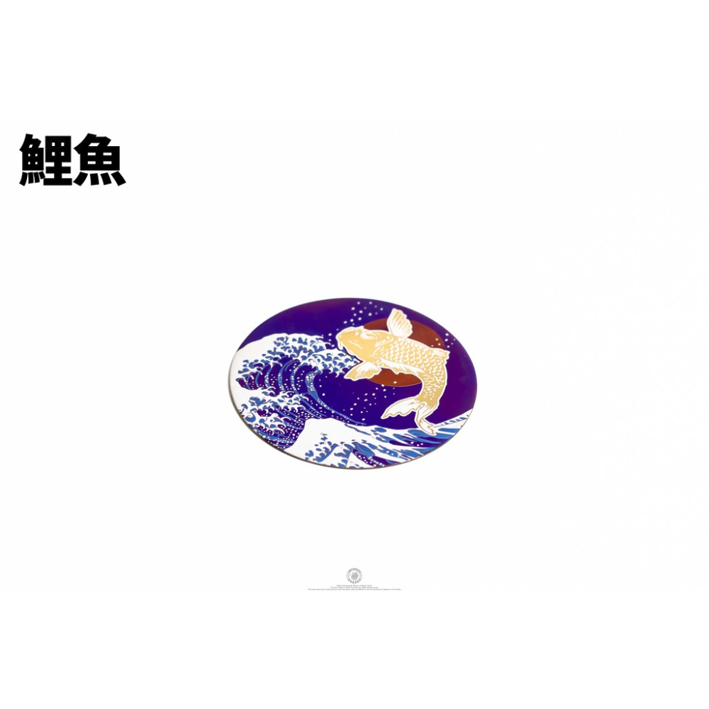 韋德機車精品 鈦合金 燒鈦 反光片貼 鈦貼 油箱蓋貼 油箱貼 規格5.5CM 浮世繪 適用 三代戰 FORCE-細節圖3