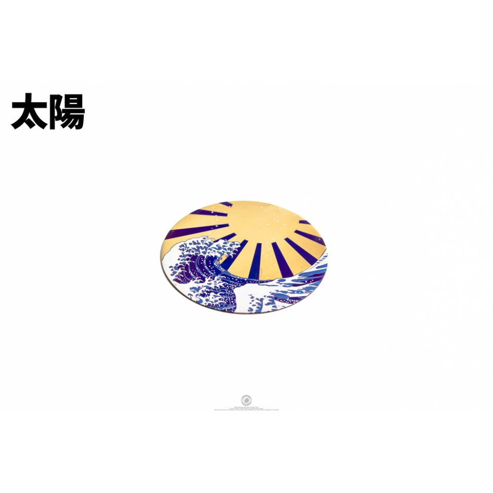 韋德機車精品 鈦合金 燒鈦 反光片貼 鈦貼 油箱蓋貼 油箱貼 規格5.5CM 浮世繪 適用 三代戰 FORCE-細節圖4