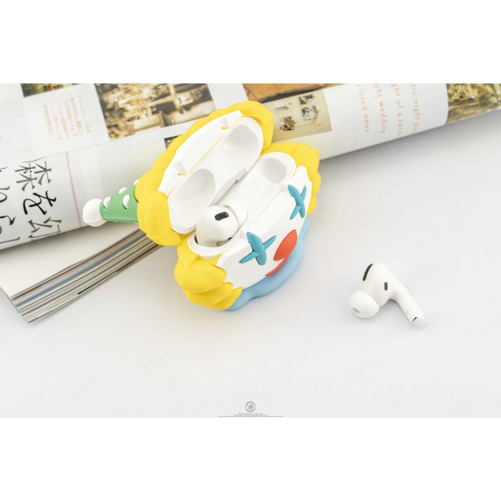 韋德機車精品 AirPods 1/2 & Pro 活力小丑 保護套 殼套 耳機保護套 外殼 光面 防刮 藍芽無線-細節圖3