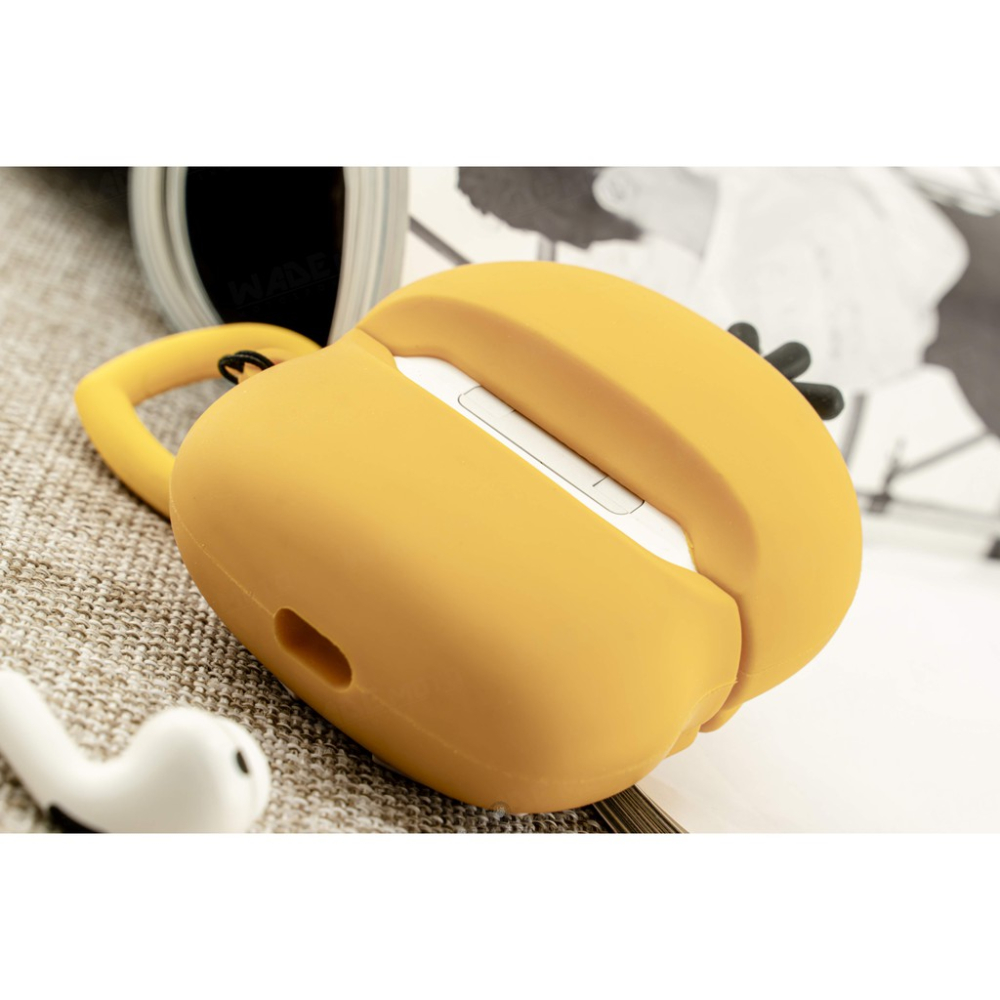韋德機車精品 卡通款 AirPods3 無線耳機保護套 可達鴨 保護殼 矽膠 便利充電孔設計 airpods 神奇寶貝-細節圖4