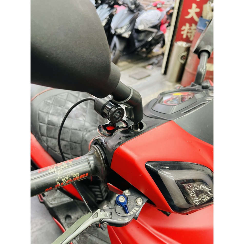 韋德機車精品 KISS K&S 前鏡頭支架 白鐵支架 鏡頭支架 鏡頭固定座 適用SMAX DRG FORCE-細節圖2