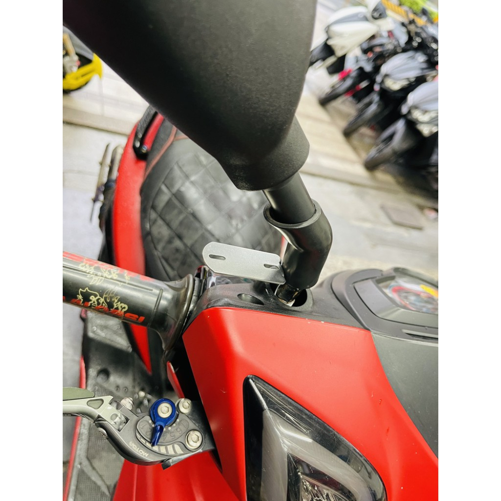 韋德機車精品 KISS K&S 前鏡頭支架 白鐵支架 鏡頭支架 鏡頭固定座 適用SMAX DRG FORCE-細節圖4