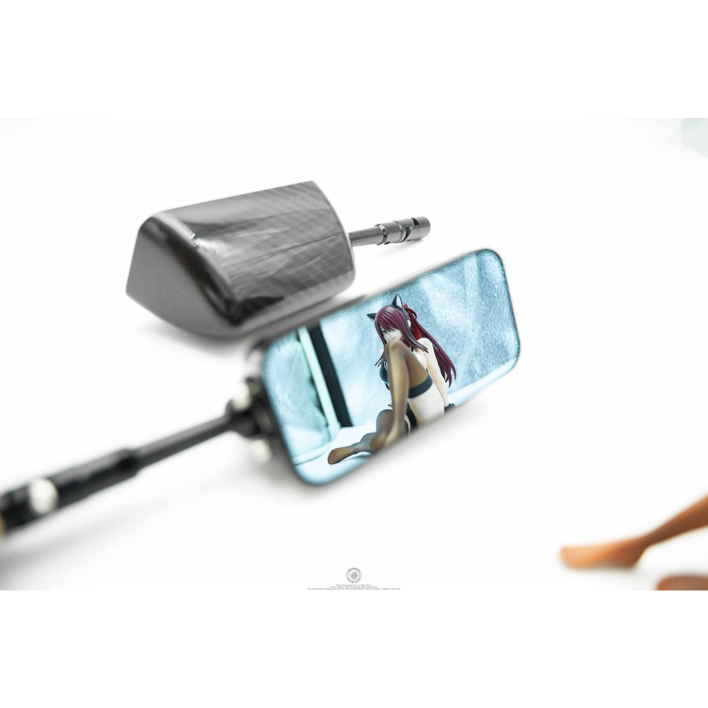 韋德機車精品 SIMOTA 卡夢 碳纖維 後照鏡 後視鏡 鏡桿100mm 車鏡前移組 適用 KR-細節圖3