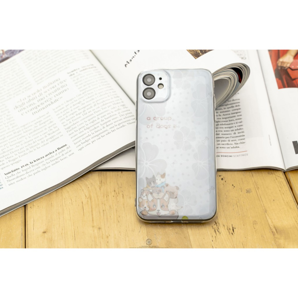 韋德機車精品 日韓 可愛小狗大集合 手機殼 保護殼 適用 iPhone 11 PRO XR XS MAX-細節圖5