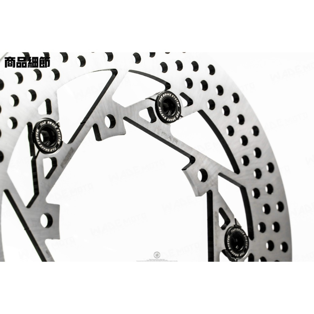 韋德機車精品 FAR SF Series 半浮動碟盤 煞車碟盤 浮動碟 適用 SMAX(ABS)FORCE 267MM-細節圖2
