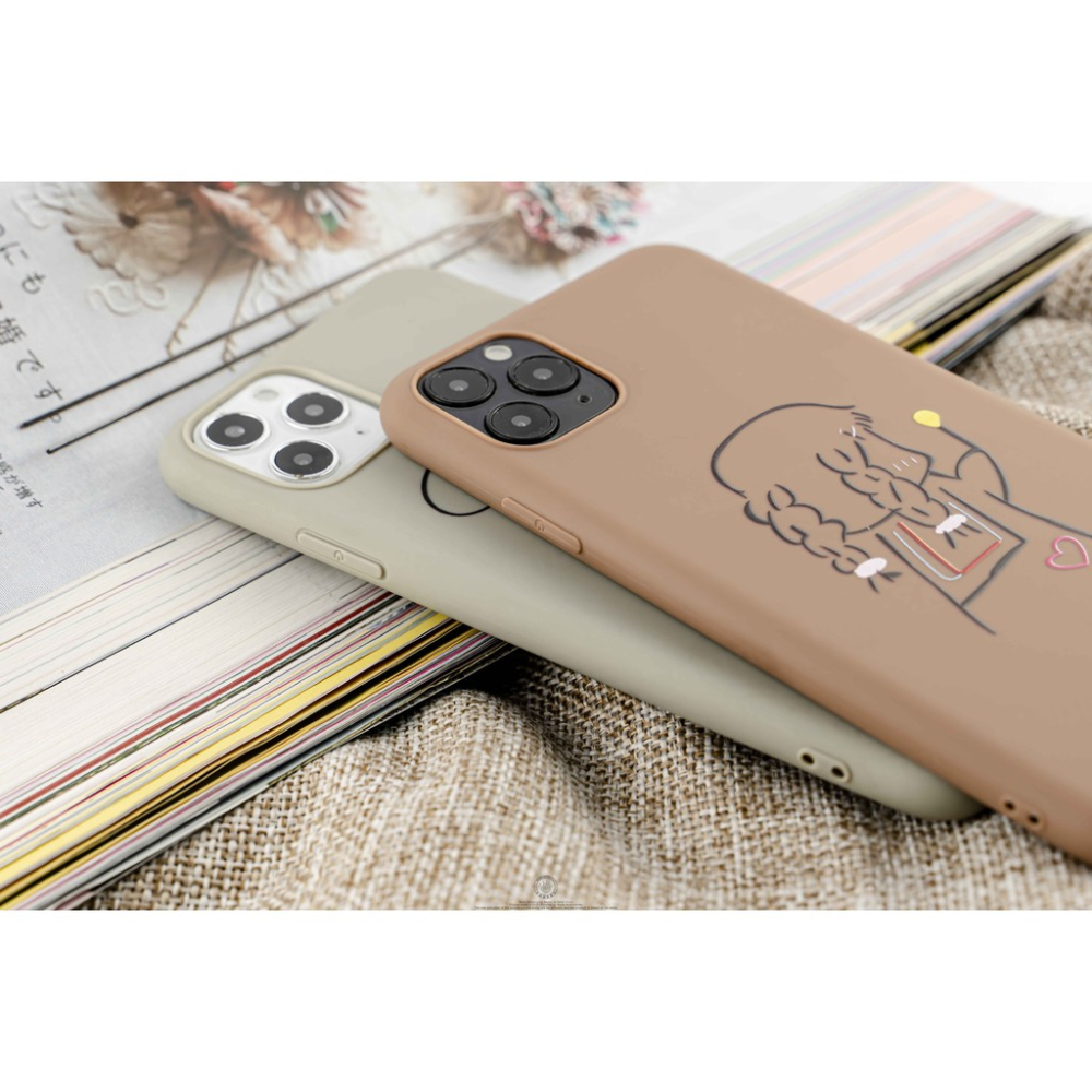 韋德機車精品 日韓 燈泡女孩 男孩 手機殼 彩繪 個性防摔 情侶款 IPHONE 11 /X/XR/XR MAX-細節圖2