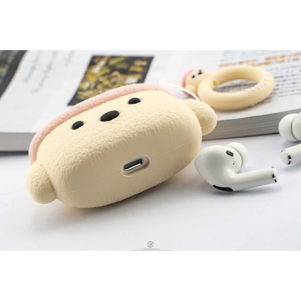 韋德機車精品 AirPods 1/2 & Pro 文藝貴賓狗 保護套 殼套 耳機保護套 外殼 光面 防刮 藍芽無線-細節圖3