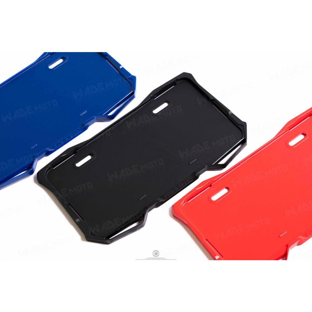 韋德機車精品 KOSO X1 導風牌照框 牌框 大牌框 車牌框 小7 26CM 適用DRG KRV 六代戰 JETS-細節圖3