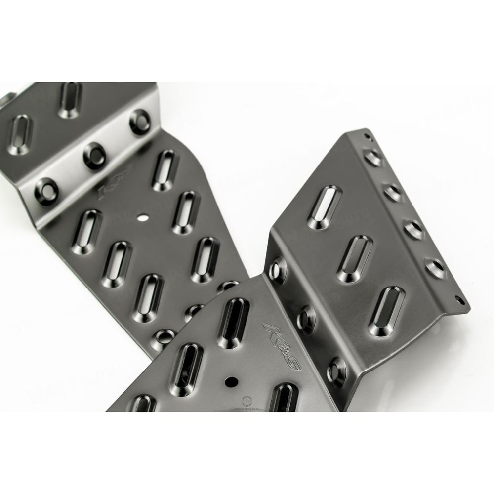 韋德機車精品 K&S kiss部品 X-SENSE 紳士 後鋁合金腳踏板 後鋁合金踏板 後改裝踏板 後腳踏板 鐵灰-細節圖2