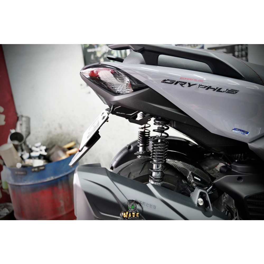韋德機車精品 skuny 後短牌架 後牌架 翹牌 牌架後移 牌照上移 短牌架 適用 新勁戰 六代 六代戰 神鷹-細節圖8