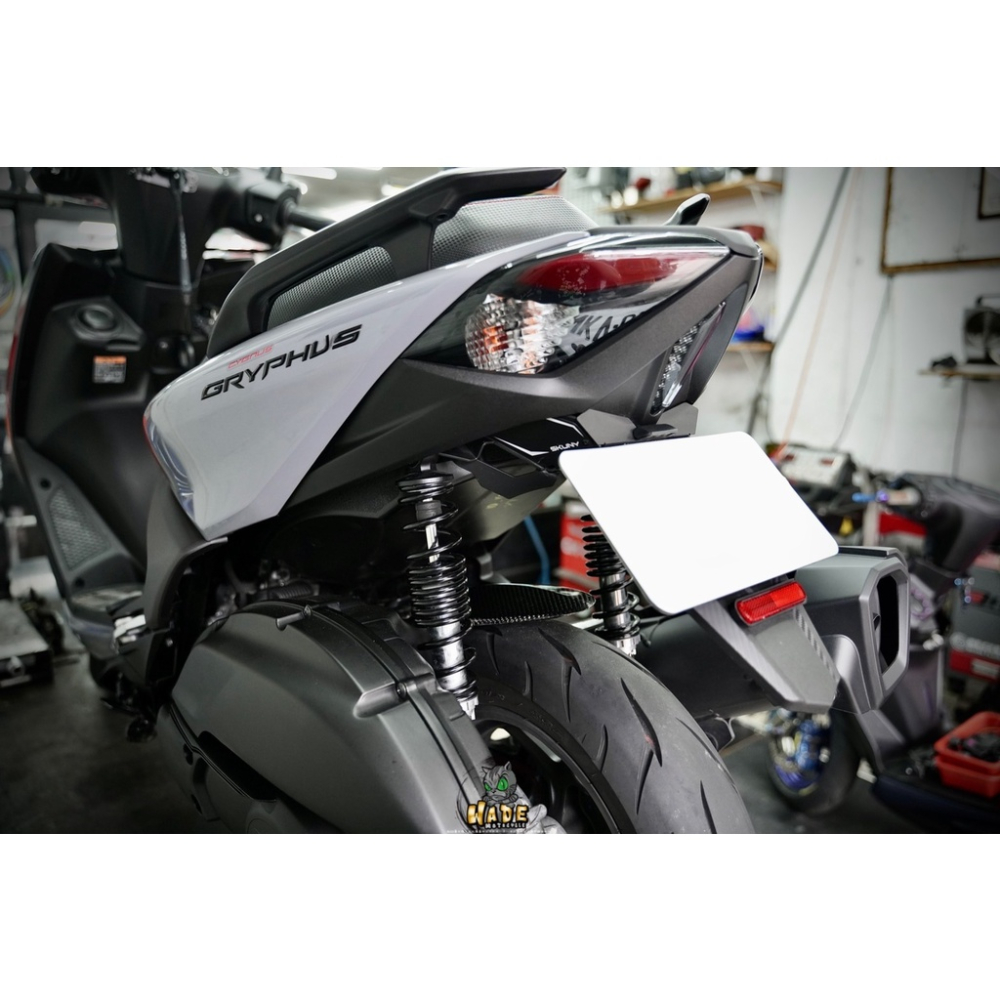 韋德機車精品 skuny 後短牌架 後牌架 翹牌 牌架後移 牌照上移 短牌架 適用 新勁戰 六代 六代戰 神鷹-細節圖9