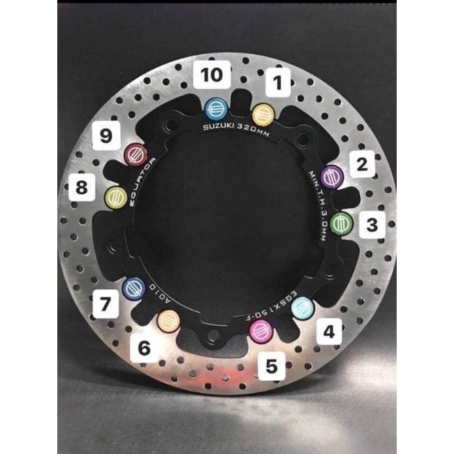 韋德機車精品 Equator 赤道 浮動碟盤 煞車碟盤 剎車碟盤 適用 新勁戰 1-5代-細節圖4