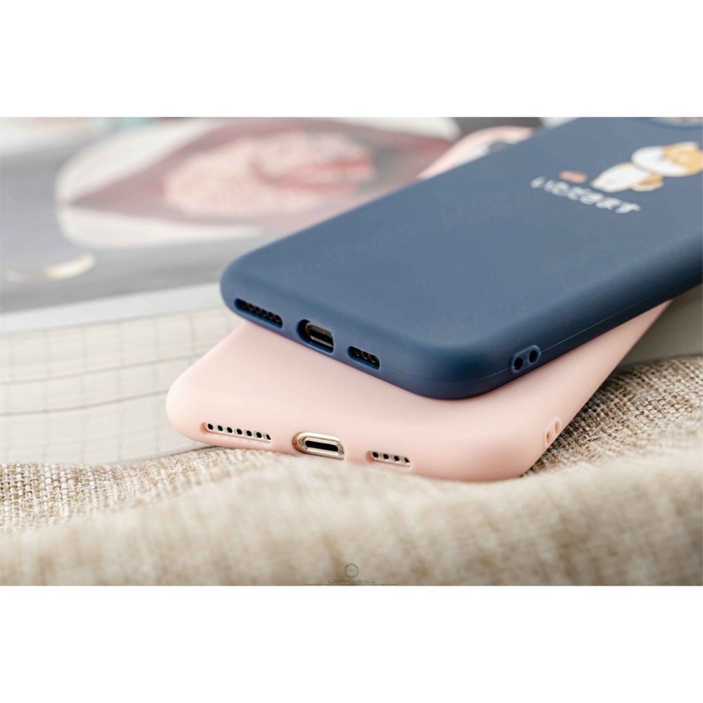 韋德機車精品 手機殼 磨砂軟殼全包手機殼 情侶手機 可愛柴柴 柴犬 IPhone 11 /X/XR/XR MAX-細節圖3