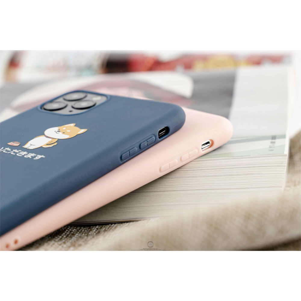 韋德機車精品 手機殼 磨砂軟殼全包手機殼 情侶手機 可愛柴柴 柴犬 IPhone 11 /X/XR/XR MAX-細節圖4