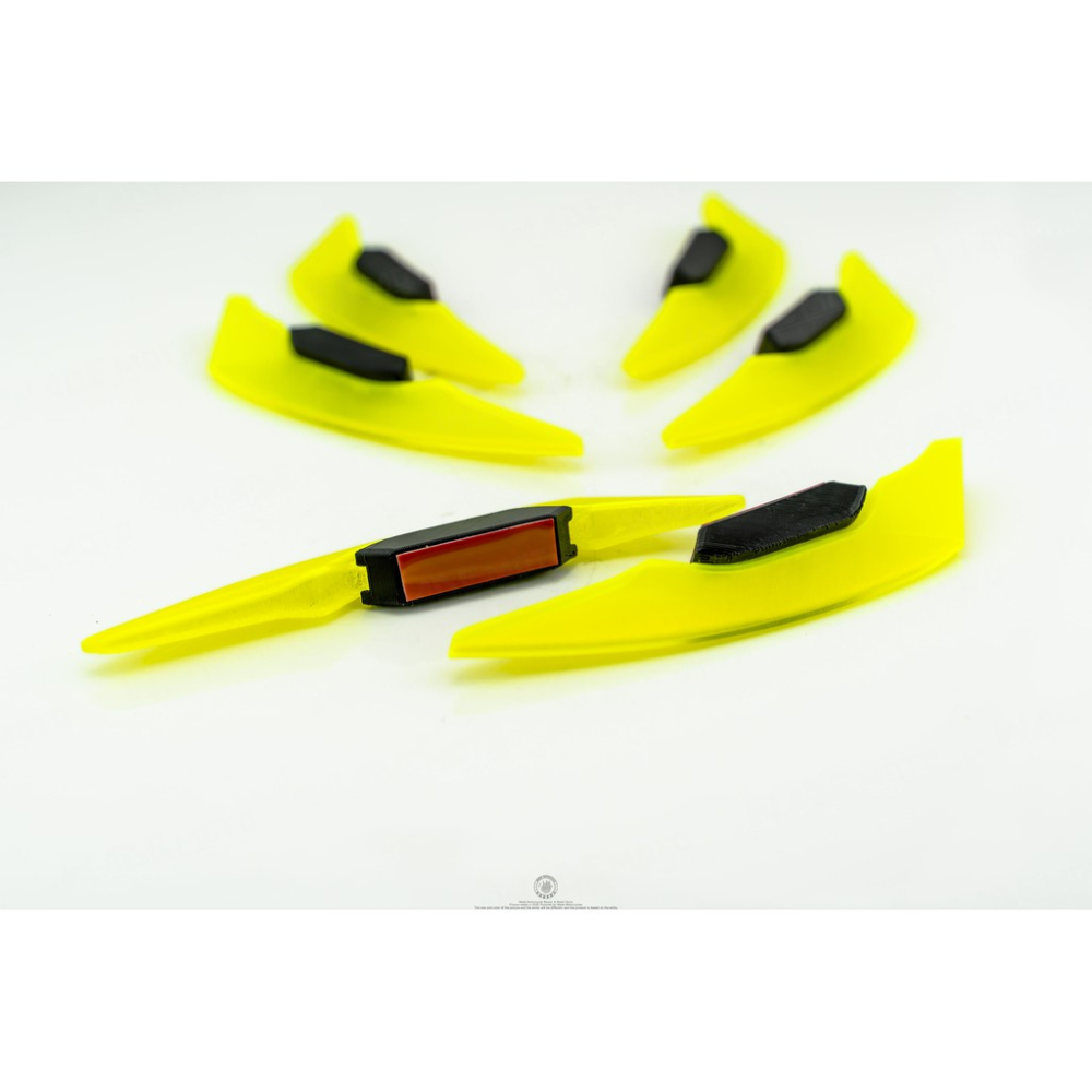 韋德機車精品 R2 SpeedTek 通用型小風刀 獸爪 爪痕 龍爪 側邊 H殼 羅根爪 全車適用-細節圖8