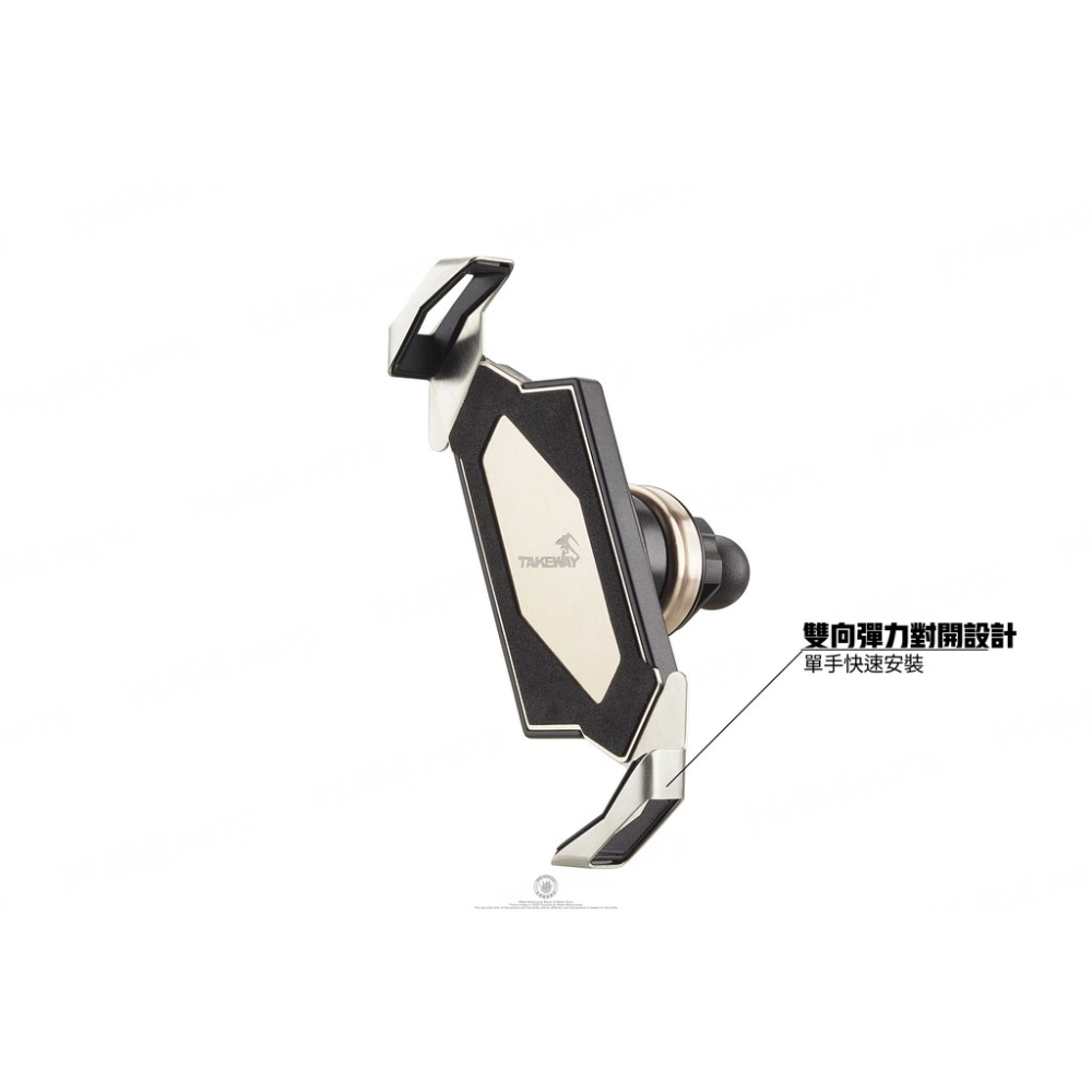 韋德機車精品 Takeway ANV 磁浮減震系列 黑隼 手機架 LA3 Hawk1 PH05B 適用擋車 MSX-細節圖2
