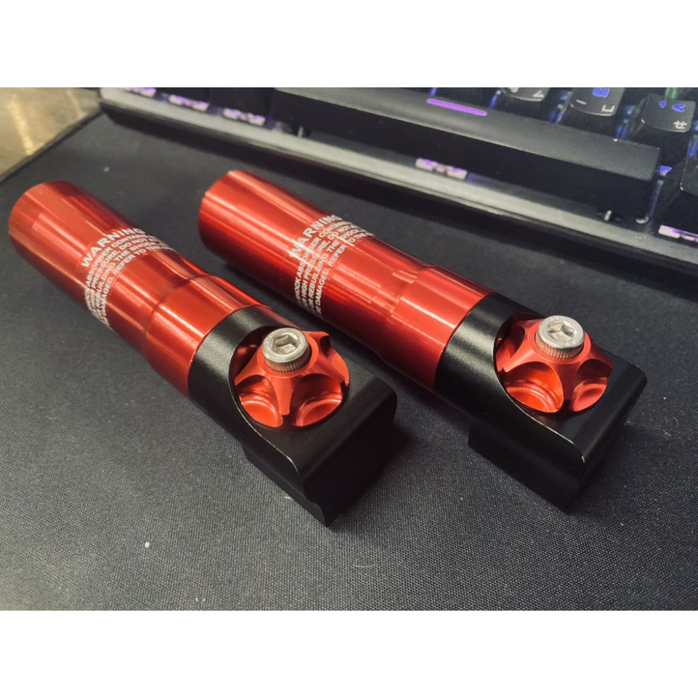 韋德機車精品 GJMS FF2 FF2+ 前叉奶瓶 假氣瓶 假奶瓶 適用車種 新勁戰 SMAX FORCE BWSR-細節圖2