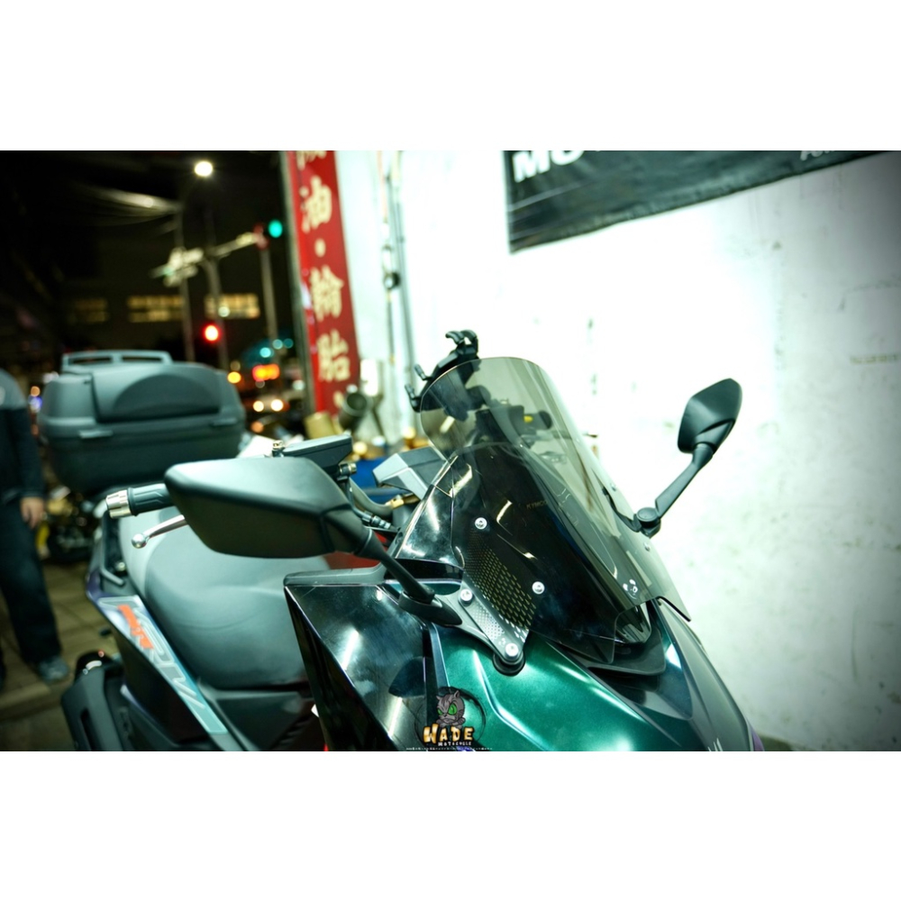韋德機車精品 【請勿下單】壞熊貓 風鏡 2.0 風鏡 S PLUS 前移後照鏡 擋風鏡 前移 適用 KRV-細節圖3