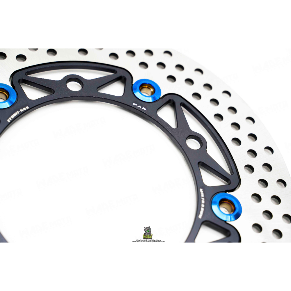 韋德機車精品 FAR SA SPORT 前碟盤 煞車碟盤 浮動碟盤 鈦扣版 規格 260mm 適用 drg mmbcu-細節圖2