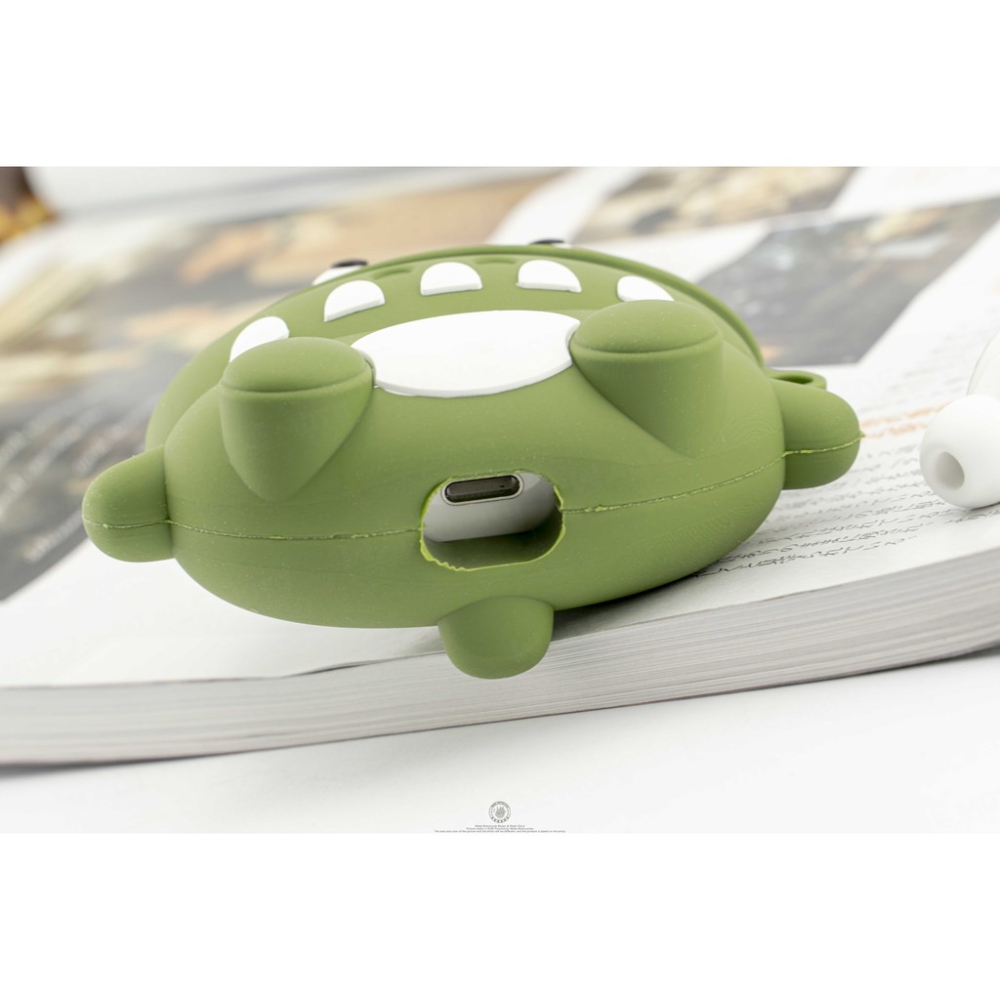 韋德機車精品 AirPods 1/2 & Pro 呆獸小鱷魚 保護套 殼套 耳機保護套 外殼 光面 防刮 藍芽無線-細節圖7