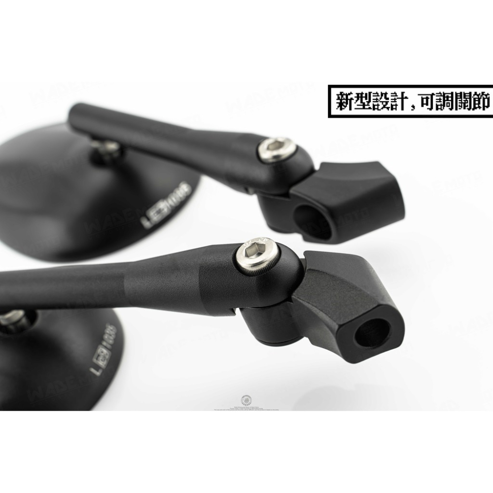 韋德機車精品 MAGAZI MG 1849 短版 貝殼鏡 後照鏡 車鏡 紫鏡面 適用 新勁戰 四 五代 GOGORO2-細節圖3