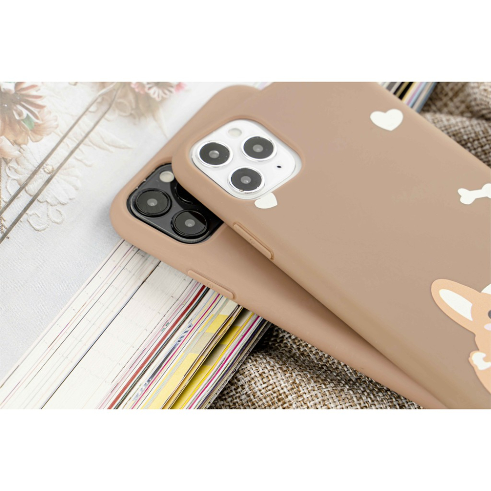 韋德機車精品 卡通 柯基 趴趴 鈴鐺 手機殼 IPHONE 11 /X/XR/XR MAX-細節圖2