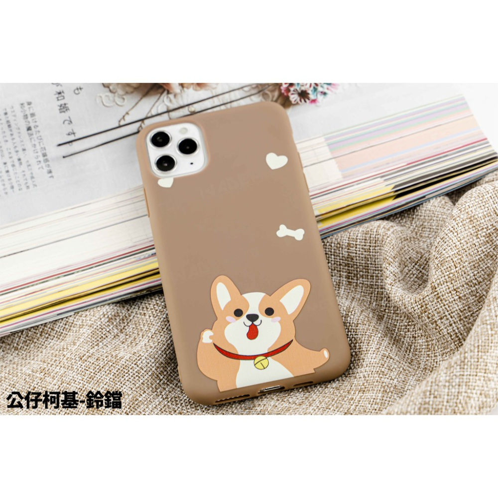 韋德機車精品 卡通 柯基 趴趴 鈴鐺 手機殼 IPHONE 11 /X/XR/XR MAX-細節圖6