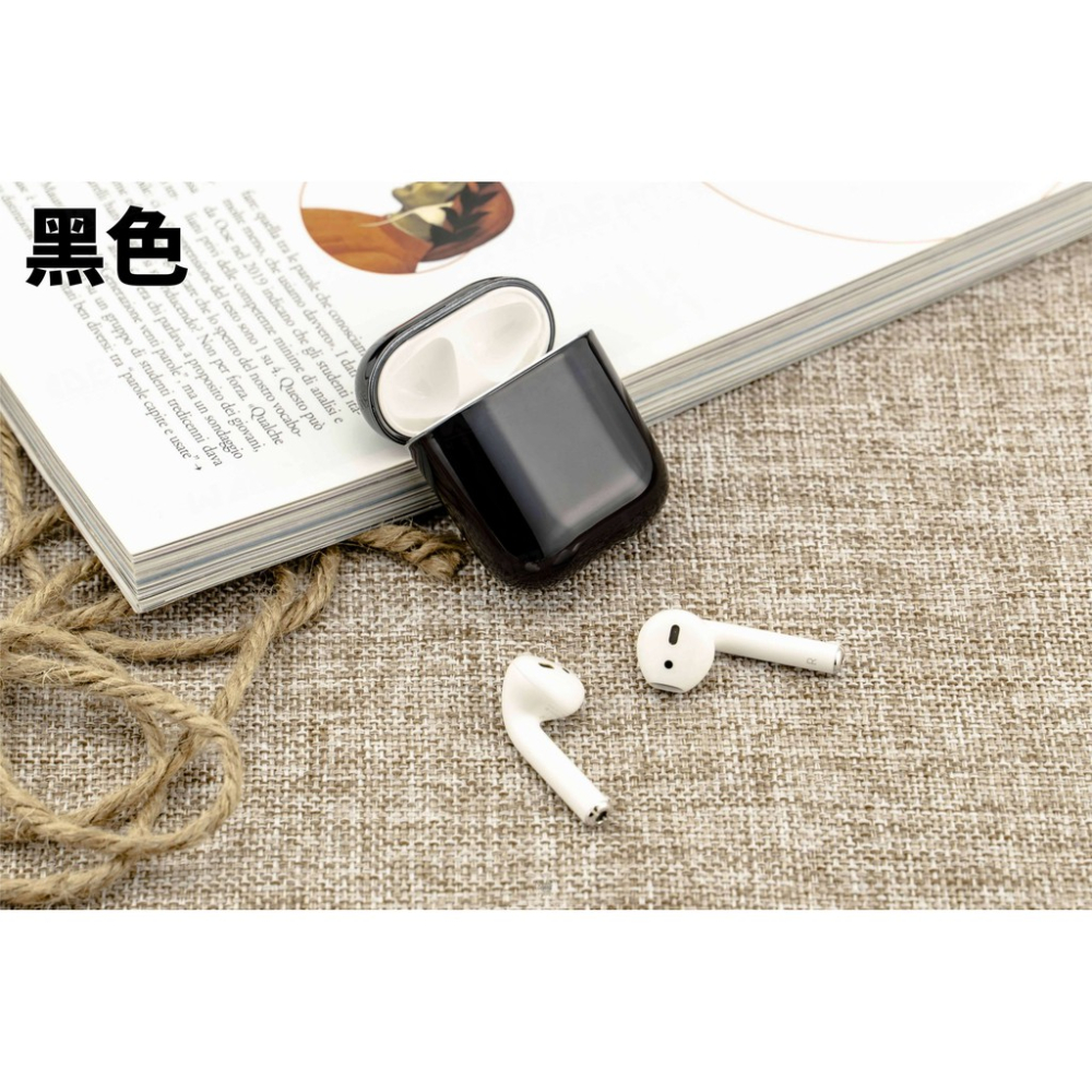 韋德機車精品 AirPods 1-2代 電鍍保護套 殼套 硬殼 耳機保護套 外殼 光面 防刮 藍芽無線耳機 各種款式-細節圖5