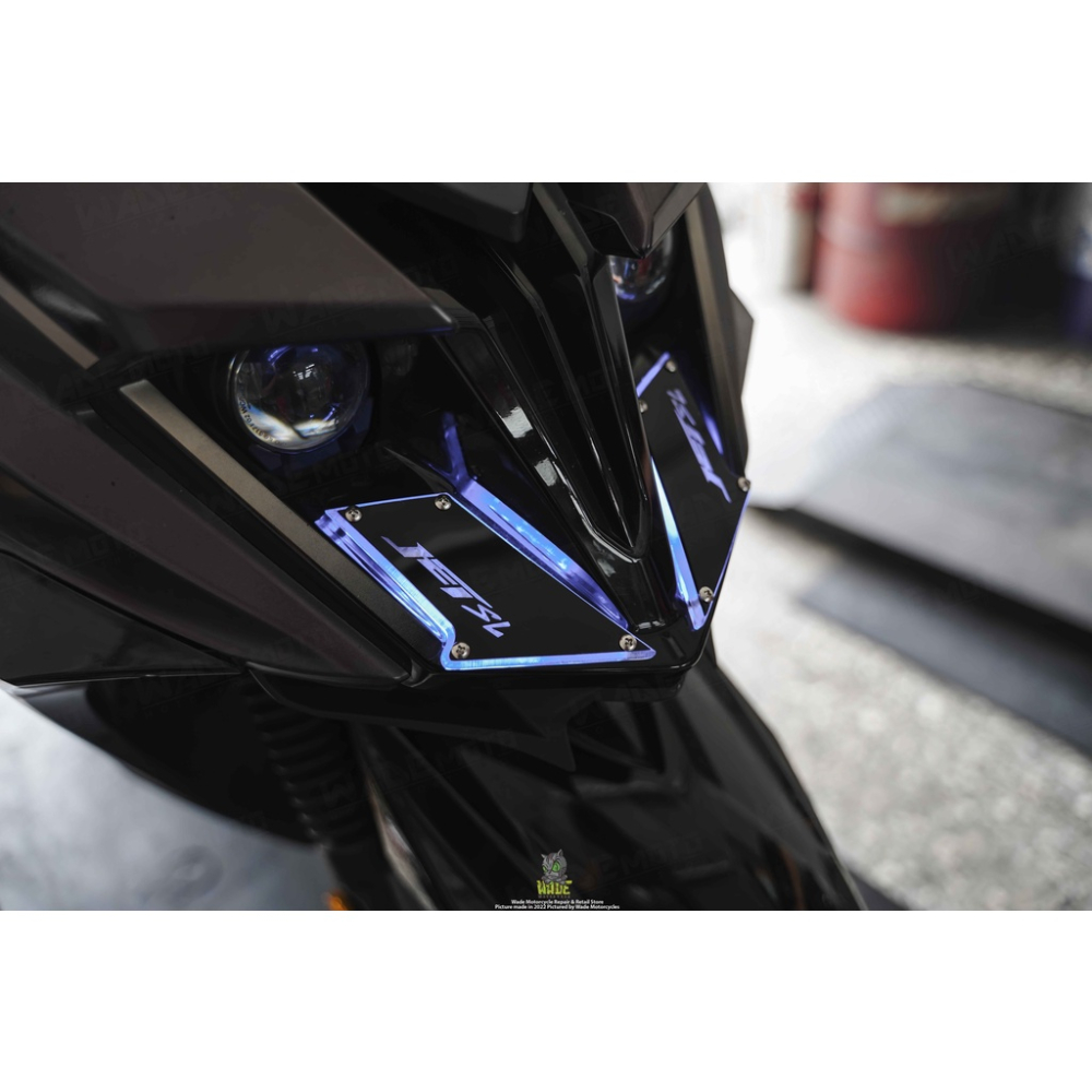 韋德機車精品【需訂貨】 日蝕燈 大燈飾板燈 造型燈 月蝕幻燈 七彩 APP控制 適用 JETSL-細節圖5