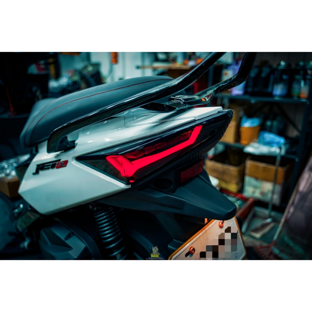 韋德機車精品  艾普光 JETS A6 尾燈 流水式方向燈 改裝尾燈 導光 依序式 跑馬 適用 jets sr sl-細節圖6